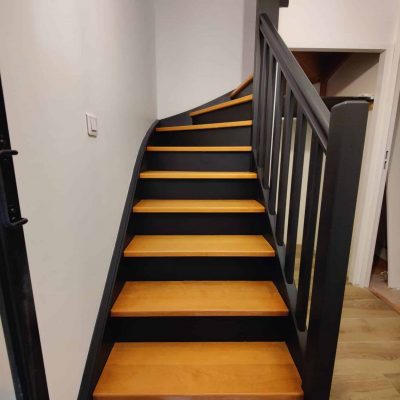 lepeintredecorateur – photo chantier nantes schuman - escalier